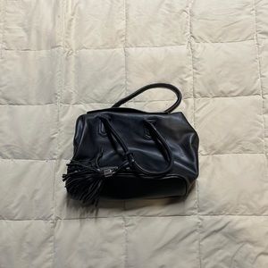 Faux leather handbag